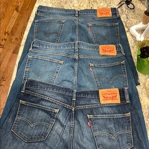 Levi's Blue Denim Jeans Set of 3